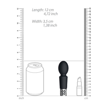 Royal Gems Brilliant Rechargeable Bullet Black